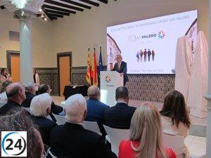 Lambán elogia a Grupo San Valero por su implicación ante nuevos desafíos económicos.