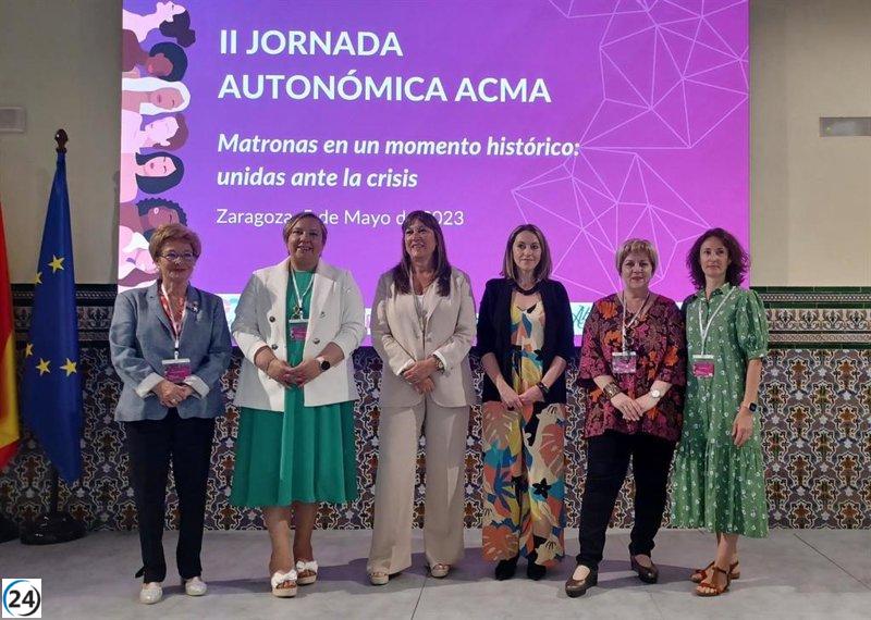 Las matronas de Aragón son esenciales para unificar el territorio, según la consejera de Sanidad.