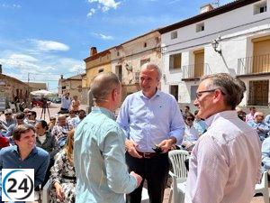 Azcón propone línea de ayudas empresariales al 20% para combatir despoblación.