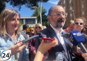 Lambán pide respeto y el PSOE apoya decisión sobre unión de estaciones en Pirineo.