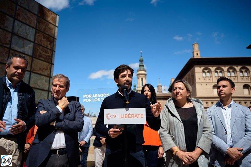 Vázquez acusa que Aragón no deben ser un peaje para llegar a la Moncloa.