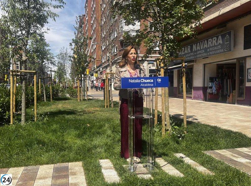 PP de Chueca anuncia que hará pública la fase 2 de la reforma de avenida Navarra en futuro mandato.