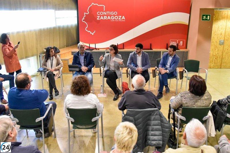 Granados respalda a los socialistas y resalta su compromiso social en Utebo.