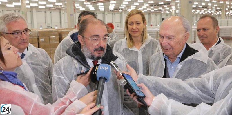 Lambán señala otras opciones para la construcción de fábrica de baterías en Aragón.