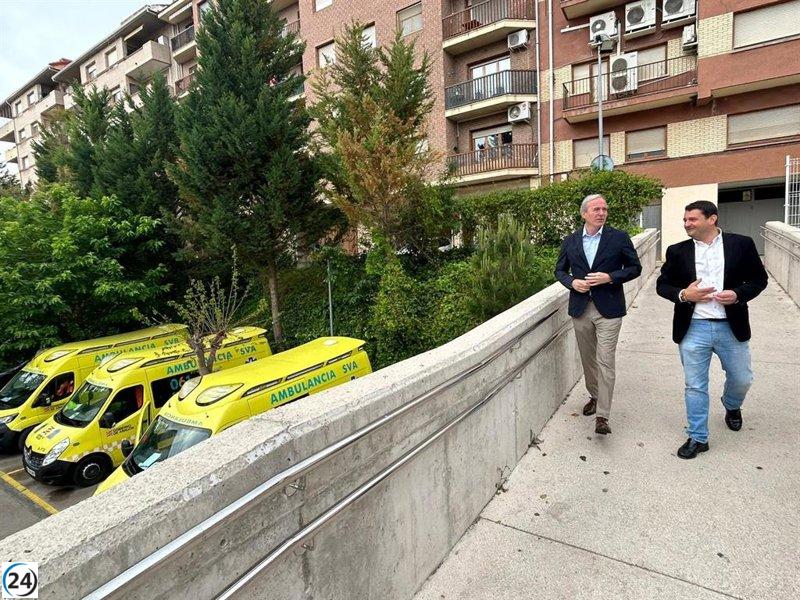 Azcón (PP) busca mejorar condiciones del transporte sanitario urgente durante las 24 horas.