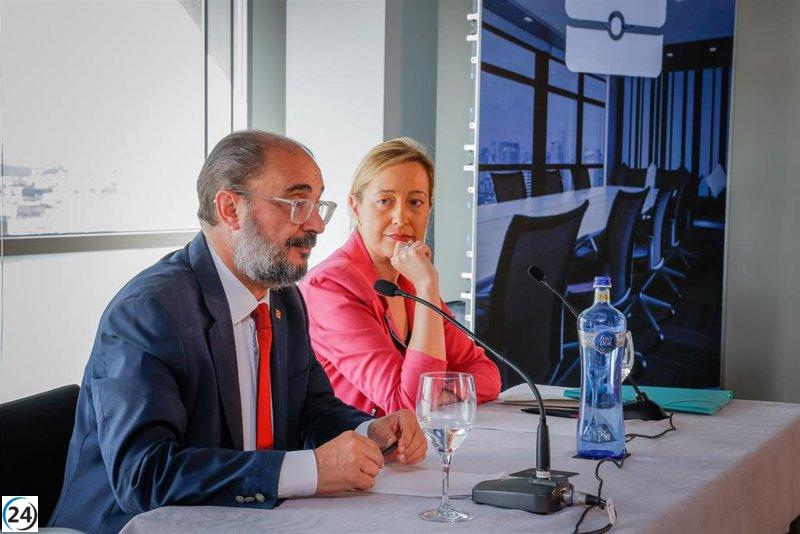 Lambán busca aumentar la participación de la industria en el PIB al 25% en la próxima legislatura.