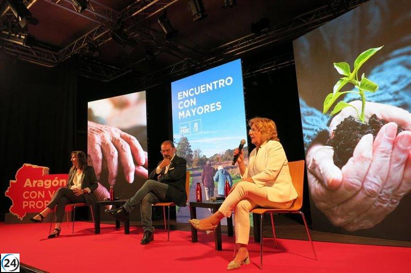Lambán propone la estrategia 'Cuidando en Comunidad' para mayores con financiación de mil millones en 4 años.