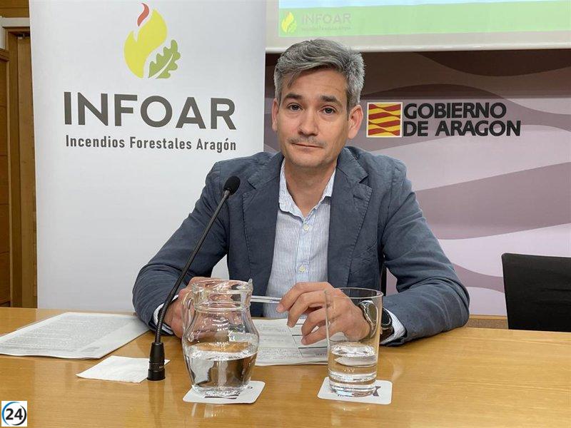 El Gobierno de Aragón invertirá 57 millones en lucha contra incendios en 2023.