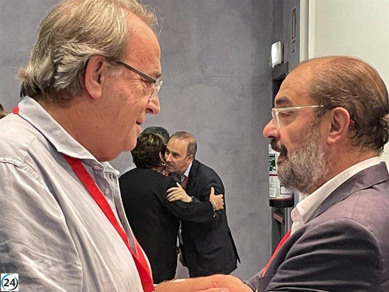 Lambán del PSOE propone prescindir de VOX y jugar con otros grupos en el Gobierno de Aragón.
