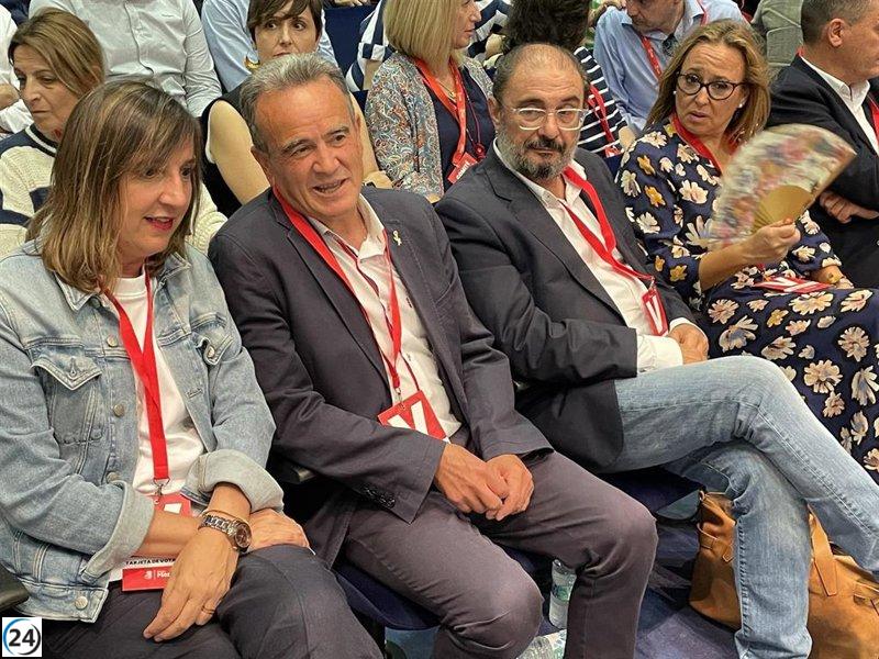 Lambán (PSOE) reta a Teruel Existe y PAR a definirse en su relación con Azcón (PP)