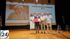 Felipe Faci otorga premio póstumo a Magda Godia.