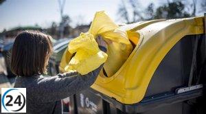 Aragón recicla más de 38,800 toneladas de envases domésticos en 2022.