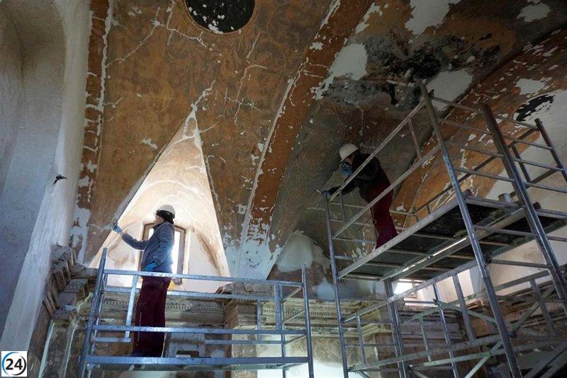 Finalizada la recuperación de la ermita del Pilar en Monteagudo del Castillo (Teruel)