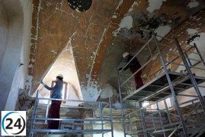 Finalizada la recuperación de la ermita del Pilar en Monteagudo del Castillo (Teruel)
