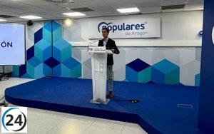 PP presenta candidatos para Congreso en Zaragoza, Huesca y Teruel.