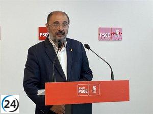 Lambán (PSOE) propone a Teruel Existe la Presidencia de la DPT y pacto con el PAR.