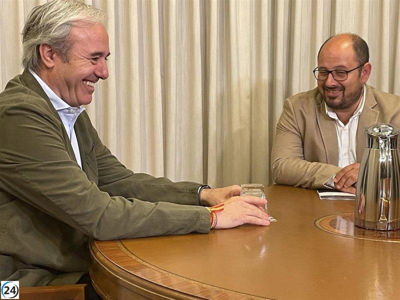 Azcón (PP) asegura que su Gobierno no apoyará trasvase y confía en llegar a soluciones con PAR.