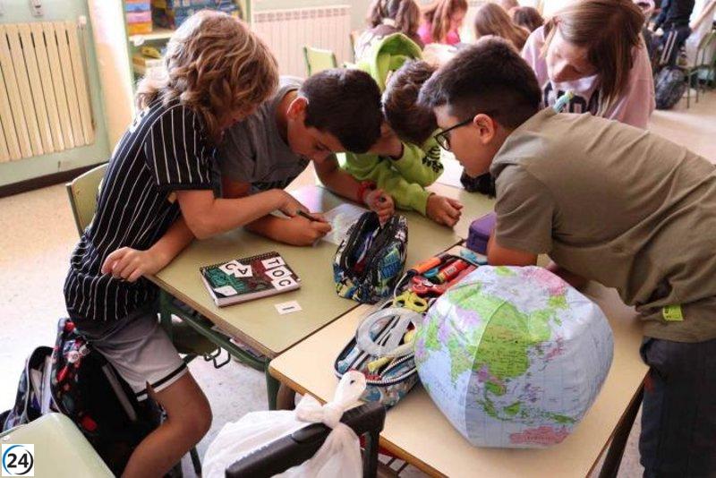 Más de 6.000 escolares aragoneses se benefician del programa 'EduCCando' en su primer año.