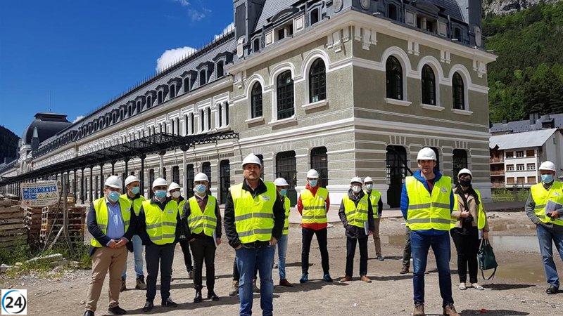 Europa invierte 9,1 millones en la reapertura de la línea internacional de Canfranc.