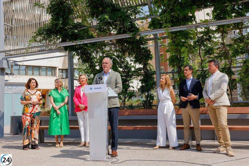 Azcón solicita calma para lograr el Gobierno exclusivo del PP en Aragón.