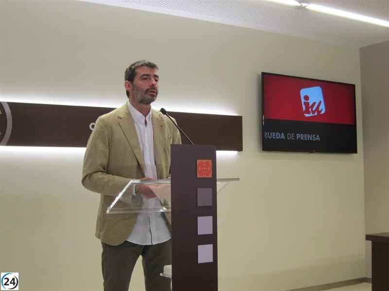 Sanz (IU) urge a una pronta conformación del Gobierno de Aragón con claridad