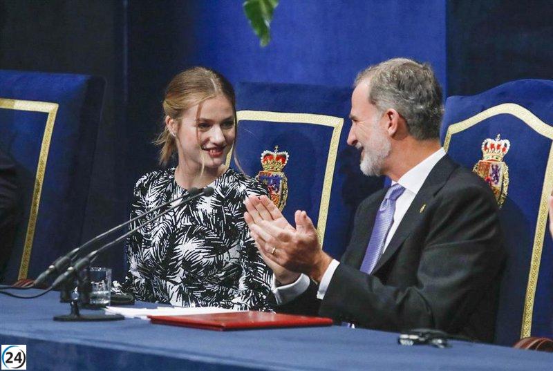 La Princesa Leonor se une al Rey en entrega de despachos en Zaragoza y pronto ingresará a la Academia.