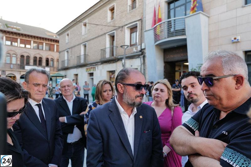 El Rey Felipe VI expresa sus condolencias a la familia de Luis Zubieta por medio de Lambán
