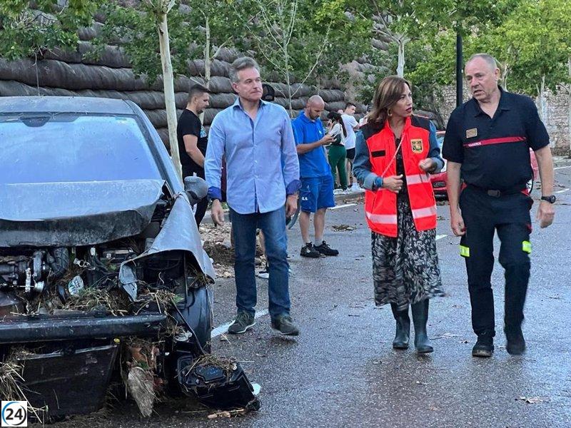 Equipo de más de 200 personas trabaja en la recuperación de la capital aragonesa tras tormenta.
