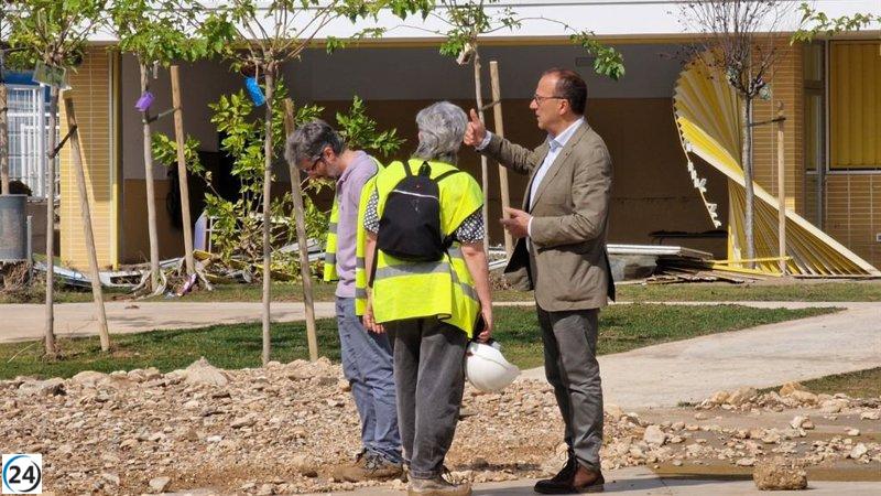 Educación asegura reparación de daños en CEIP María Zambrano antes de septiembre.