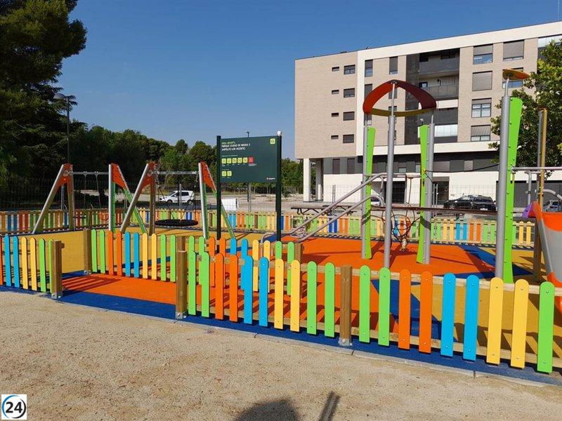 Nuevas áreas de juegos infantiles en parques de Zaragoza: Los Incrédulos, Al-Ándalus y Ciudad de Maska