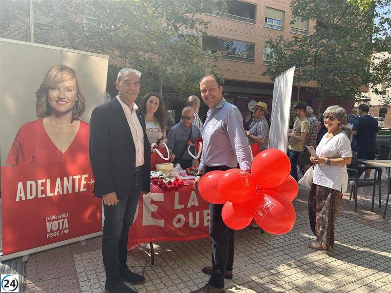 Dalmau (PSOE) insta a votar de forma racional para promover medidas sociales para la tercera edad.