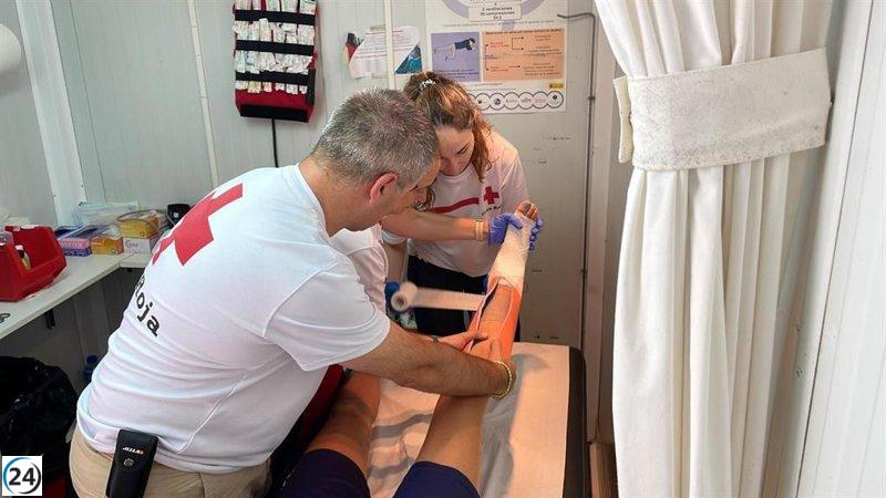 Cruz Roja atiende principalmente esguinces de tobillo, heridas y picaduras en Ordesa.