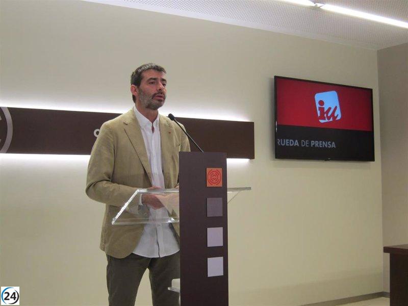 IU acusa a Azcón de impulsar un Aragón excluyente y beneficiar al selecto grupo de ricos