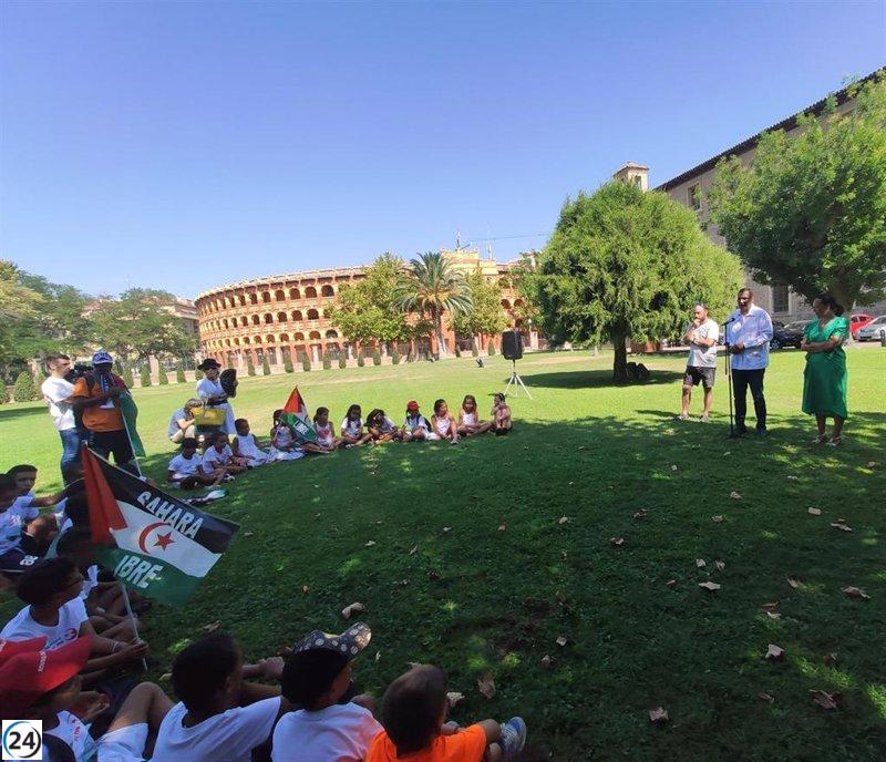 120 niños saharauis acogidos en Aragón regresan a los campamentos de refugiados en Tinduf