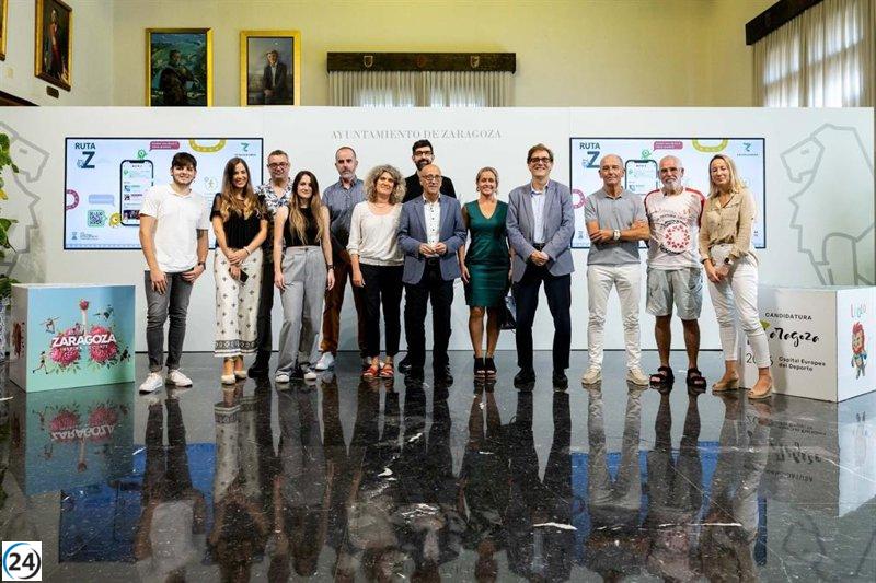 Ayuntamiento y Universidad de Zaragoza lanzan app Ruta Z para fomentar caminar como hábito saludable.