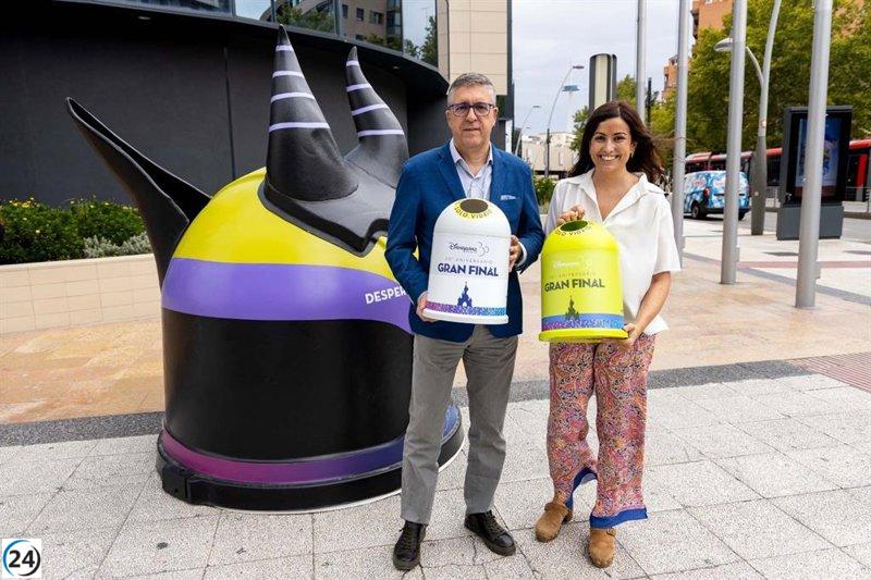 Zaragoza promueve el reciclaje con contenedores temáticos de Disney, en colaboración con Ecovidrio.