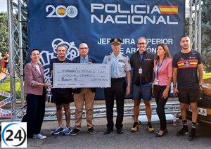 Carrera de la Mujer organizada por la Policía Nacional en Zaragoza recauda 8.000 euros para combatir el maltrato