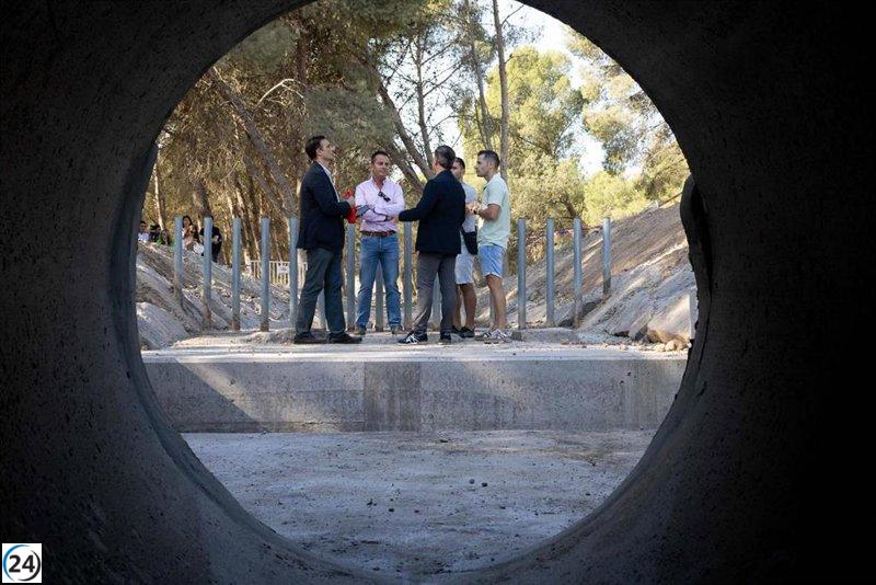 Ayuntamiento de Zaragoza moderniza el barranco de la Muerte con 2 sensores y renueva colector cerca del María Zambrano