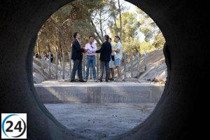 Ayuntamiento de Zaragoza moderniza el barranco de la Muerte con 2 sensores y renueva colector cerca del María Zambrano