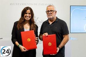El Ayuntamiento de Zaragoza fortalece el acuerdo con la Asociación del Taxi para beneficiar a los usuarios con discapacidad motora.