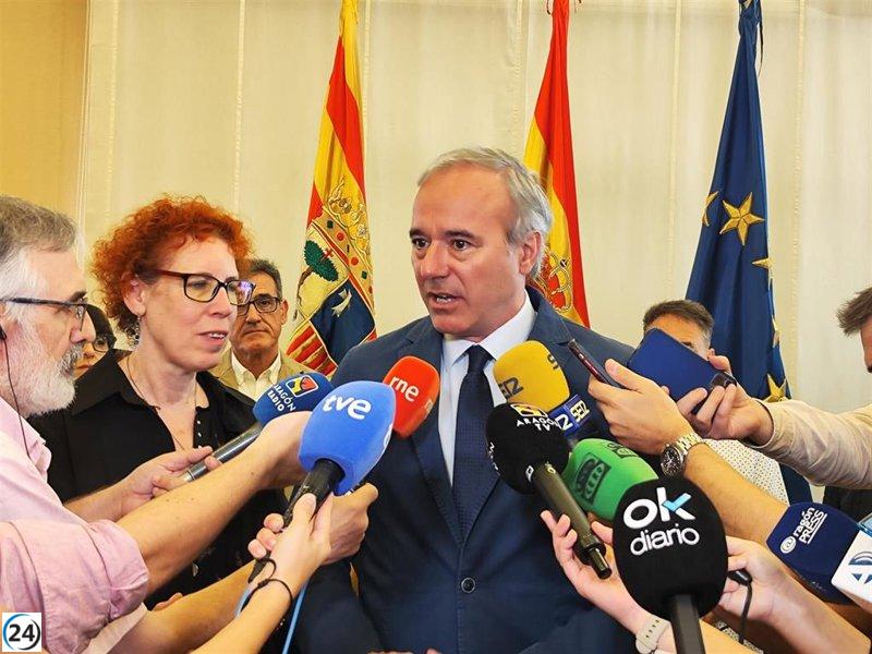 Azcón critica la reunión de Pedro Sánchez con EH Bildu como 