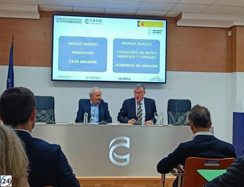 Blasco resalta la esperanzadora perspectiva de la economía circular en el sector empresarial aragonés.