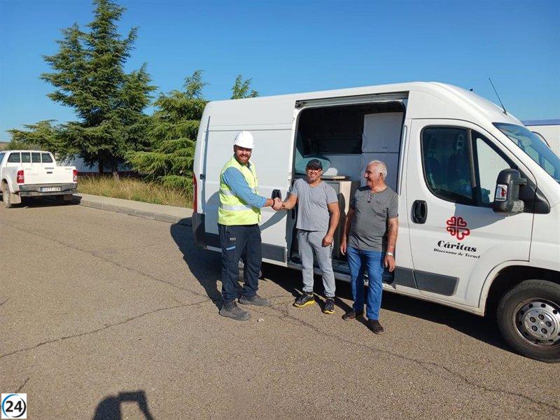 Endesa dona material a ATADI y Cáritas para desmantelamiento de central térmica de Andorra