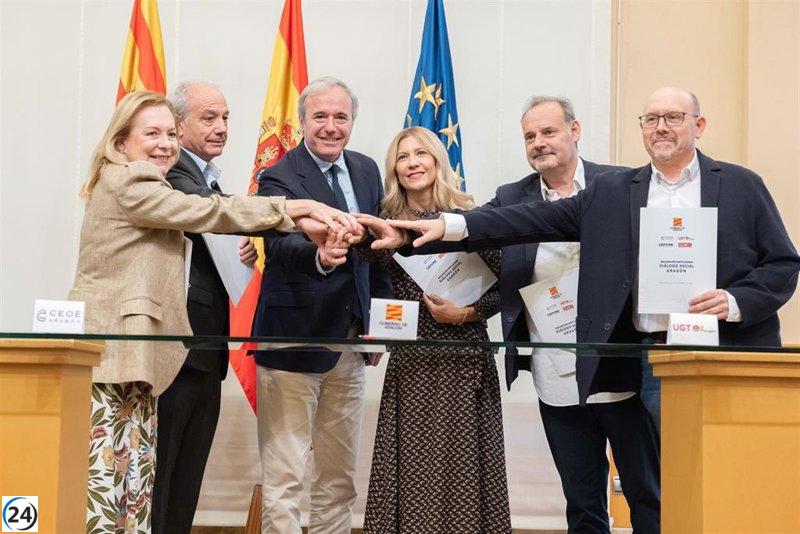 Gobierno de Aragón y agentes sociales se unen por un modelo empleador y competitivo.