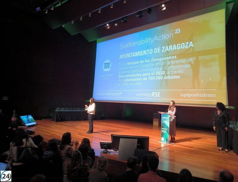 El Bosque de los Zaragozanos, premiado por sus acciones en sostenibilidad en 2023