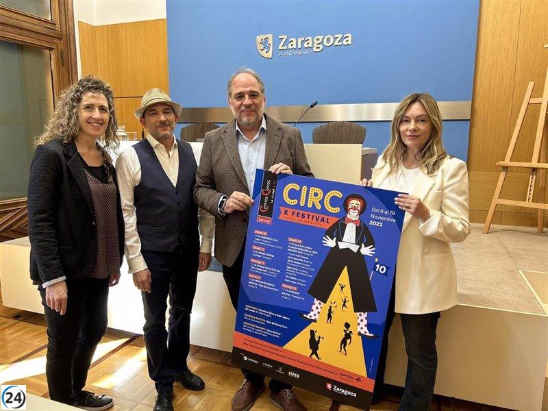 El X Festival de Circo de Zaragoza exhibe una amplia variedad de talentosos artistas y compañías, contando con la participación de 28 artistas y 10 compañías únicas.