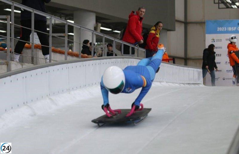 Joven promesa del skeleton, Clara Aznar, asegura su participación en los Juegos Olímpicos de la Juventud 2024