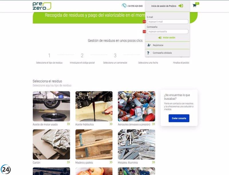 PreZero España presenta en Aragón una innovadora plataforma destinada a la gestión de residuos de las pymes