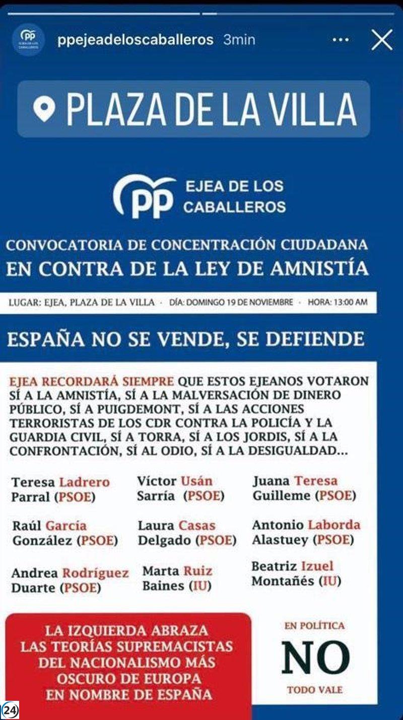 El PSOE de Ejea denuncia 