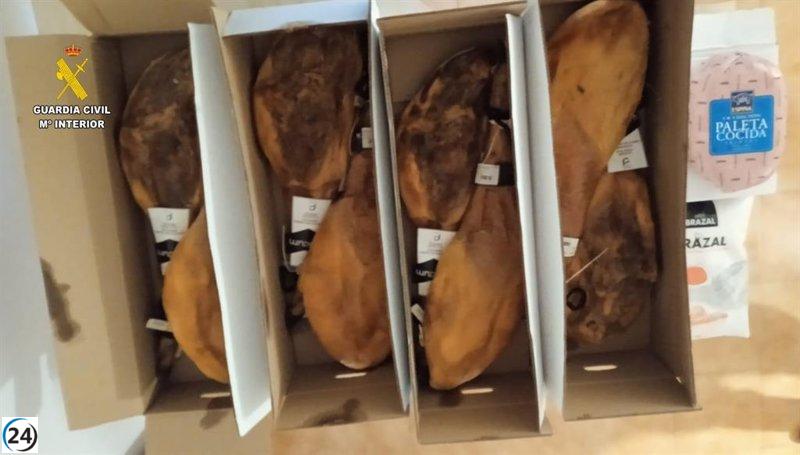 Aprehendido el supuesto responsable de robar jamones y otros bienes alimentarios en Barbastro